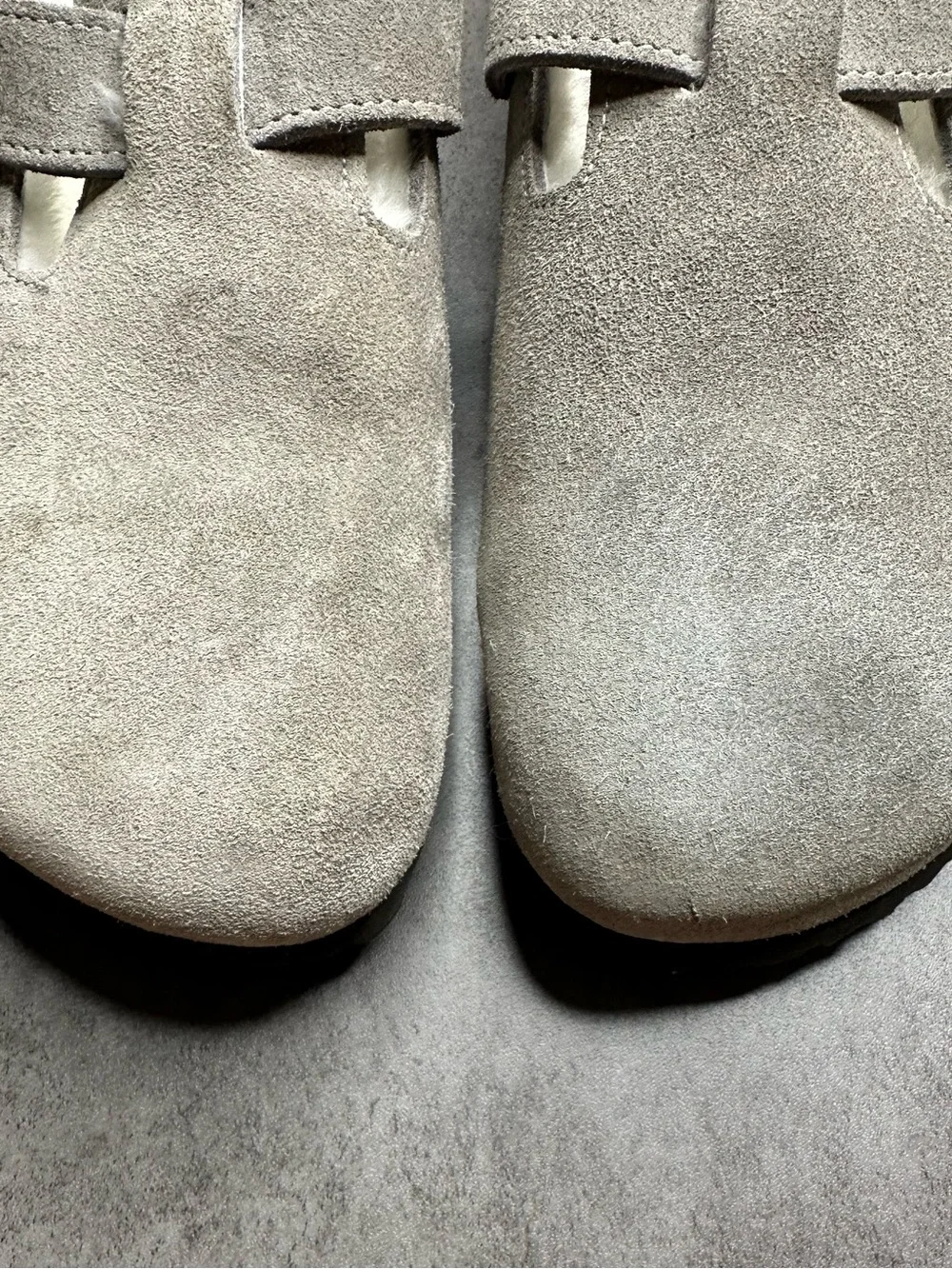Birkenstock Boston Shearling Suede Clogs Size 41